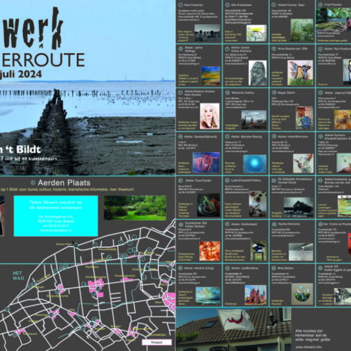 Atelierroute Slikwerk 20 en 21 juli 2024